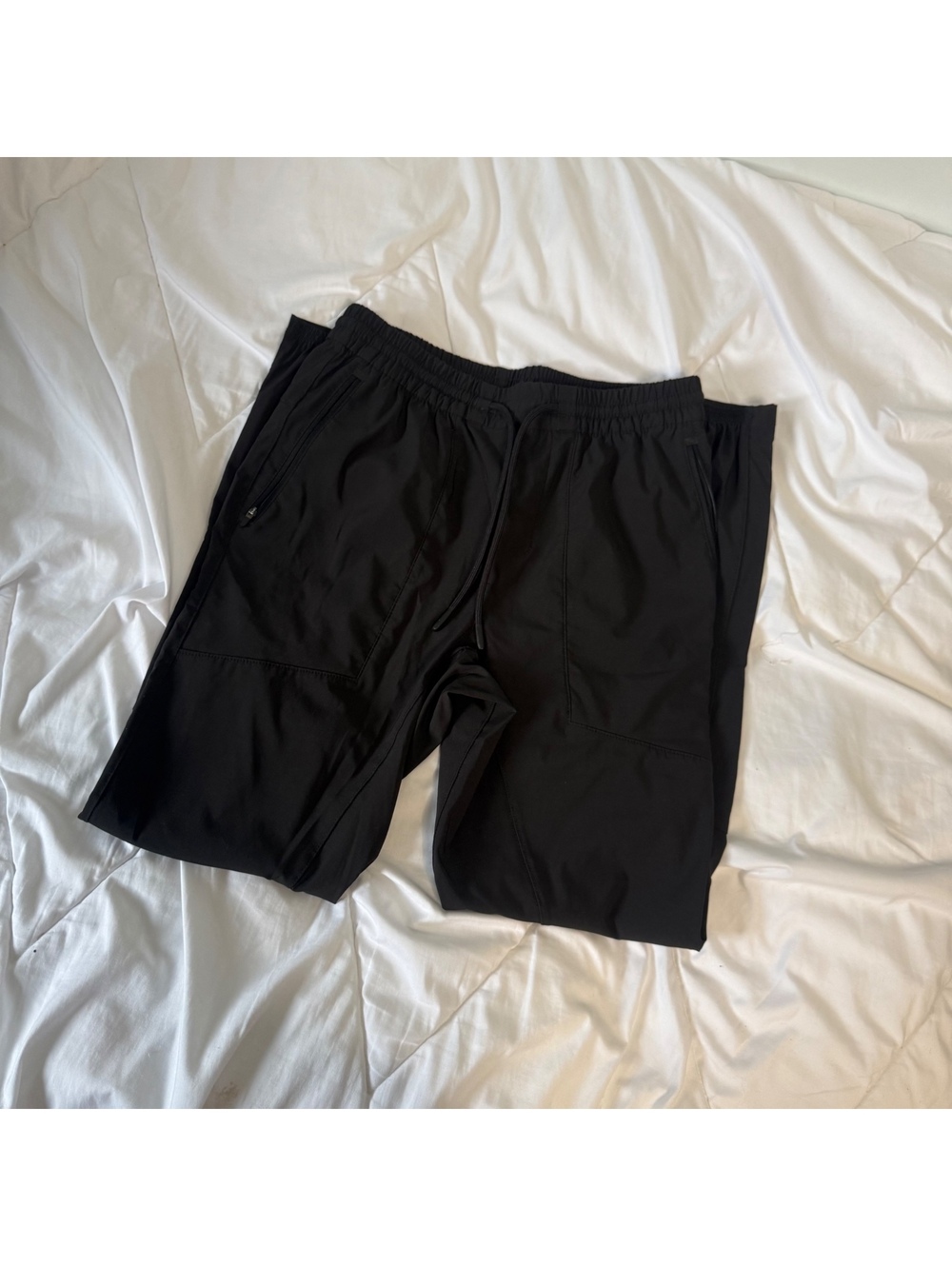 mta sports black work / scrub pants jogger style size small